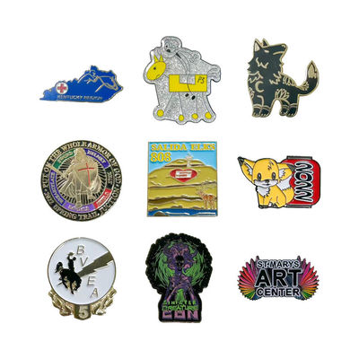 satın al Kişiselleştirilmiş Logo ve Altın/Gümüş/Bakır Kaplama ile Özel Yumuşak Enamel Lapel Pin online manufacture