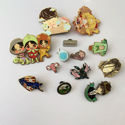 satın al Hayvan temalı ve eşsiz tasarımlı özel sert emaye lapel pin online manufacture