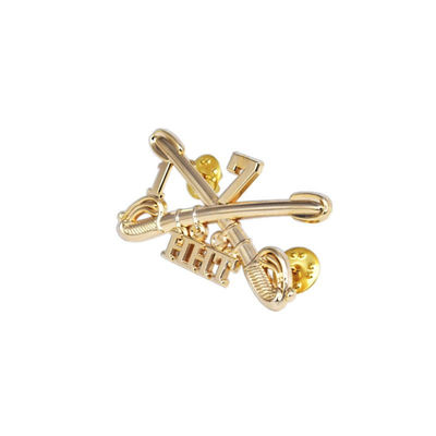 High Quality Souvenir Custom Logo Metal Hard Enamel Badge Fashion Jersey Decorative Lapel Pins for Clothes