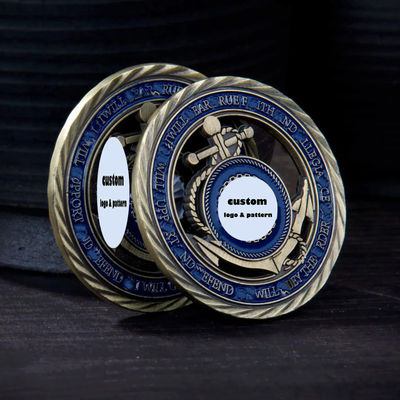 satın al Çift taraflı anma kullanımı için çinko alaşımında baskı yapan döşeme kesimi ile özel meydan okuma paraları online manufacture