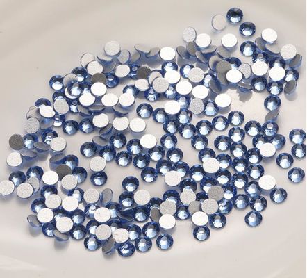 Round Manicure Medal Rhine Stones Jewelry Clothing Transparent Rhinestones