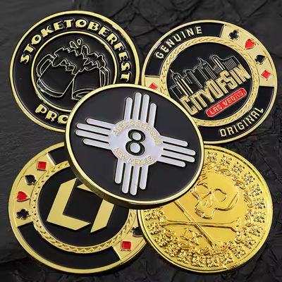 Customizable Souvenir Coin Manufacture's Cheap Metal Crafts Logo Engraved Blank Metal Plated Coin Stamping Technique Mascot