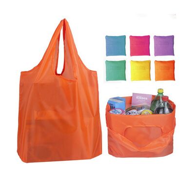İyi bir fiyat. Wholesale Polyester Foldable Shopping Bag - Lightweight Reusable Grocery Bag Custom Logo for Supermarket çevrimiçi