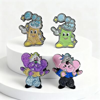 satın al Altın Gümüş Bakır Kaplamalı Özel Yumuşak Sert Emaye Yaka Rozetleri online manufacture