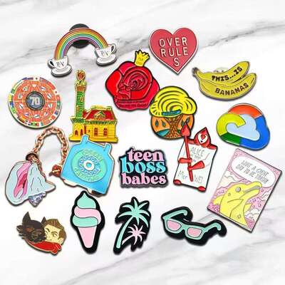 satın al Özel Lapel Pins - Çalışan Tanıma için Sert Enamel Metal Rozetleri online manufacture