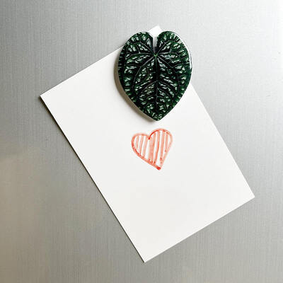 satın al Özel 3 boyutlu akrilik buzdolabı çıkartması promosyon hediyesi şeklindeki bitki yaprağı buzdolabı mıknatısı online manufacture