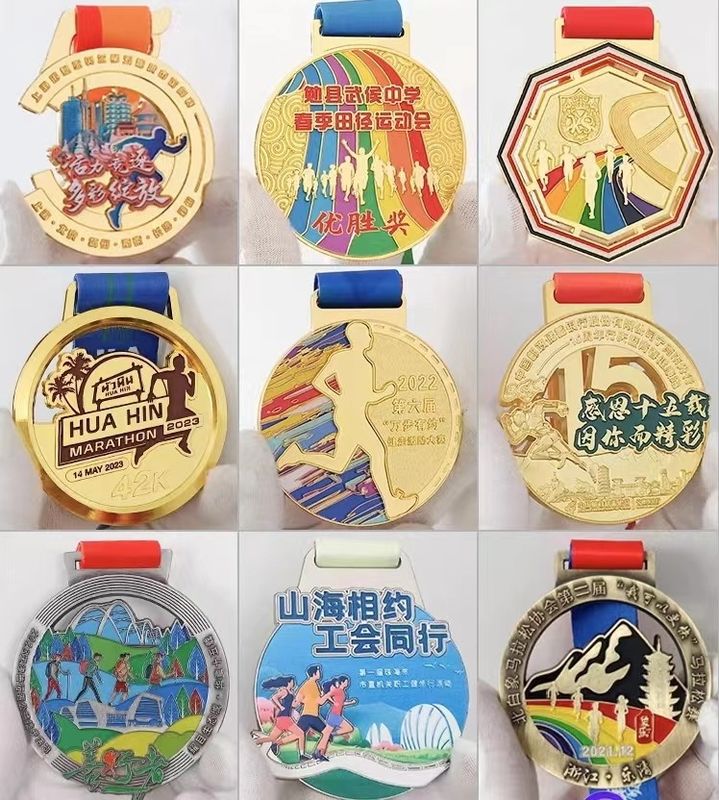 Decoration Custom Medals 3d Gold Taekwondo Metal Custom Plastic Medals