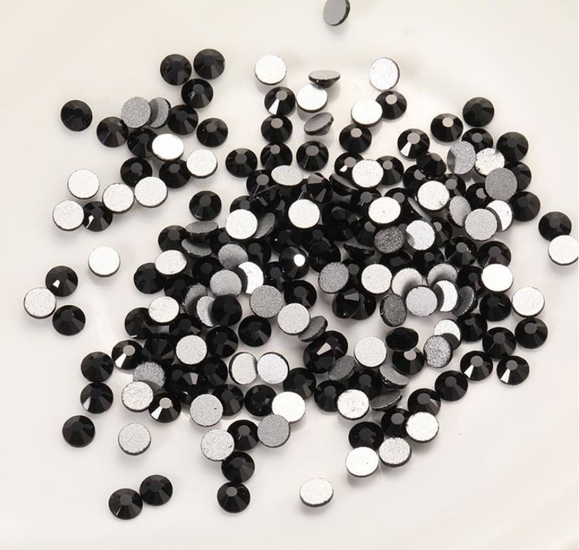 Round Manicure Medal Rhine Stones Jewelry Clothing Transparent Rhinestones