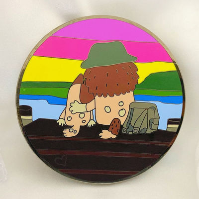 Özel Boyut Yumuşak Enamel Altın Kaplama Özel Lapel Pins ve Metal Badge