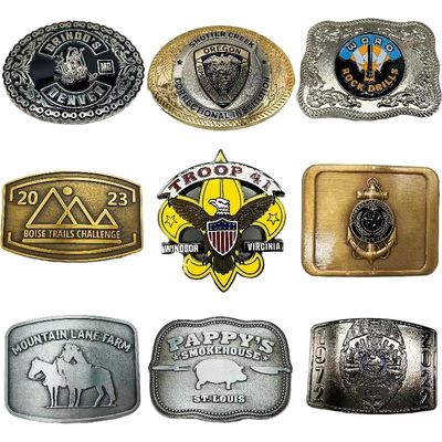 Kişiselleştirilmiş Blank Belt Buckles Solid Brass Erkek Kadın Bayanlar