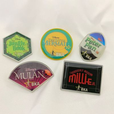 OEM Offset Baskı Özel Lapel Pins Paslanmaz Çelik Pin Metal Rozet