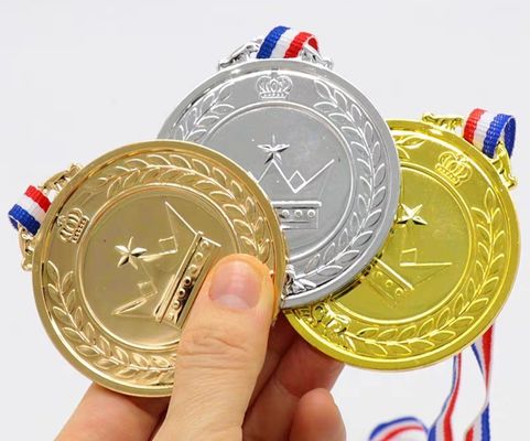 Futbol Kupası Özel Madalya Spor Ödülü Metal Enamel Futbol Özel Askeri Ödüller