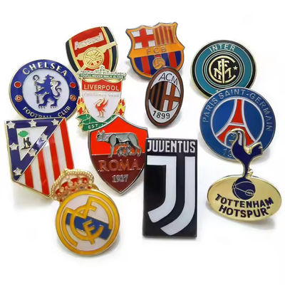 Barselona Futbol Kulübü Rozet Spor Lapel Pin Enamel Altın Kaplama Metal Melek Temalı Ştampalı Noel Fırsatı
