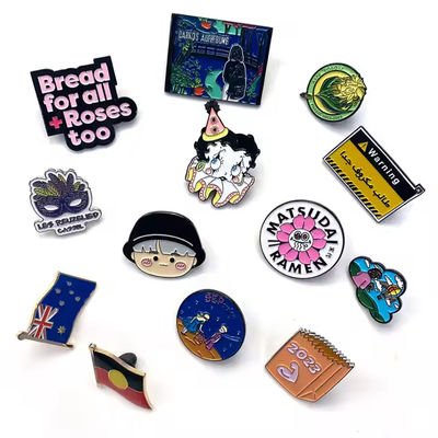 Toplu Yüksek Kalite Özel Şirin Tasarım Kişiselleştirilmiş Logo Metal Rozetler Yumuşak Enamel Lapel Pin