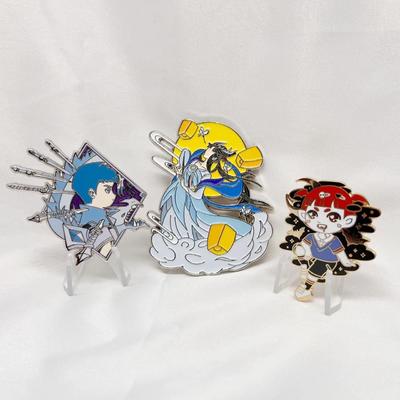 Özel Lapel Pinleri ve Badge Pinleri Özel Tasarımlı Sert Enamel Sanayi ve Altın / Gümüş / Bakır Plating