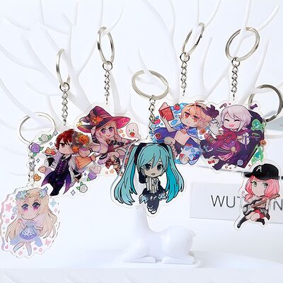 İyi bir fiyat. Promosyon Kullanımı İçin Şeffaf İşlemli ve Özelleştirilebilir Renklerde Anahtarlık Halkalı Özel Akrilik Anahtarlık çevrimiçi