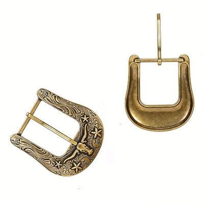 Kişiselleştirilmiş Batı tarzı için Antika Gümüş Çinko Alaşımlı ve Renkli Yumuşak Enamel Detaylı Özel Kemer Kılıfı