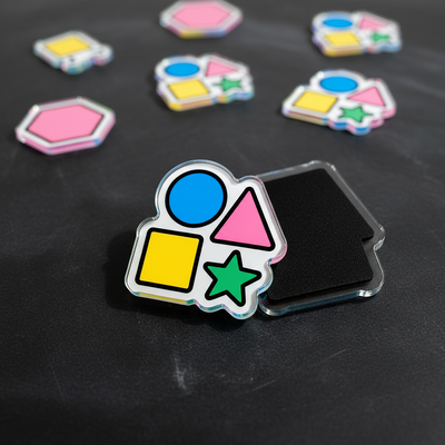 Adorable custom animal fridge magnets serve as personalized acrylic decor and unique gifts.