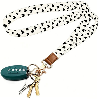 Keychain Lanyard Holder Cute Long Golden Clasp For Keys Wallet ID Badge Women Wholesale