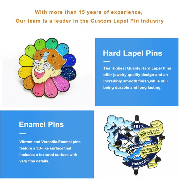 Özel Toplu Metal Tatlı Karikatürler Anime Lapel Pin Badge Özel Logo Tasarımı ile Yumuşak Sert Enamel Pinler 6