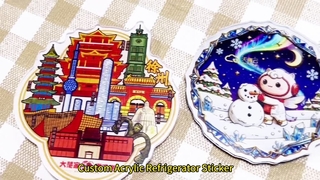 Özel Akrilik Buzdolabı Etiketi