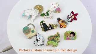 Yüksek Kaliteli Kaba Hype Beast Kaplan Aslan Hayvanlar Boyalı Metal Emaye Pimler